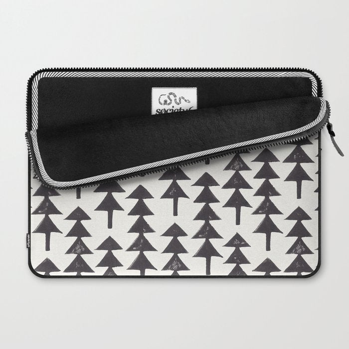 Linocut Forest Laptop Sleeve Gallery Image 2