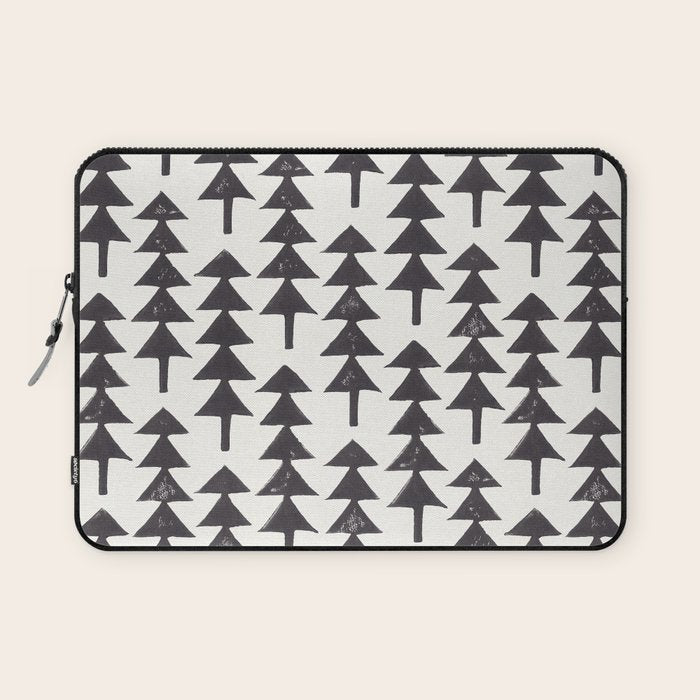Linocut Forest Laptop Sleeve Gallery Image 1