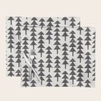 Linocut Forest Placemat Gallery Image 1