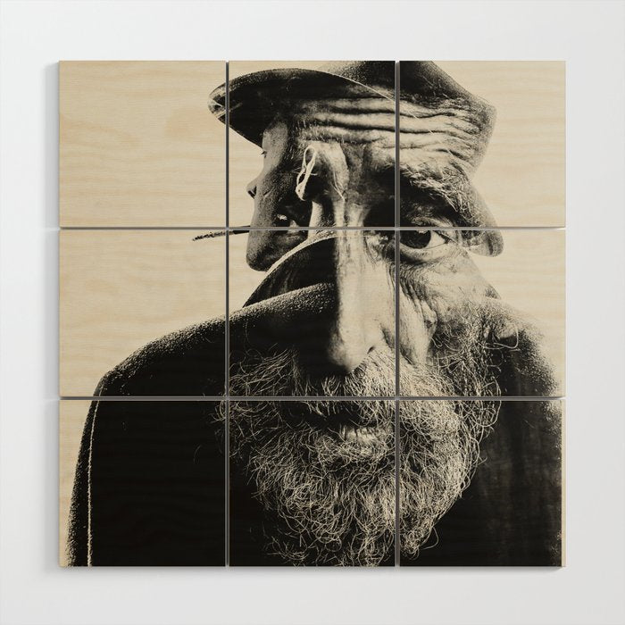 OLD MAN Wood Wall Art Gallery Image 1