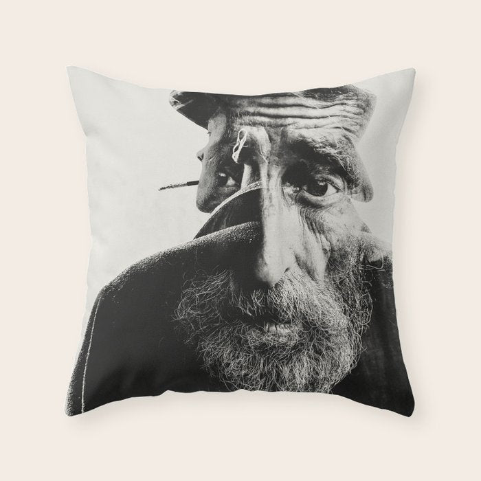 OLD MAN Throw Pillow Gallery Image 6