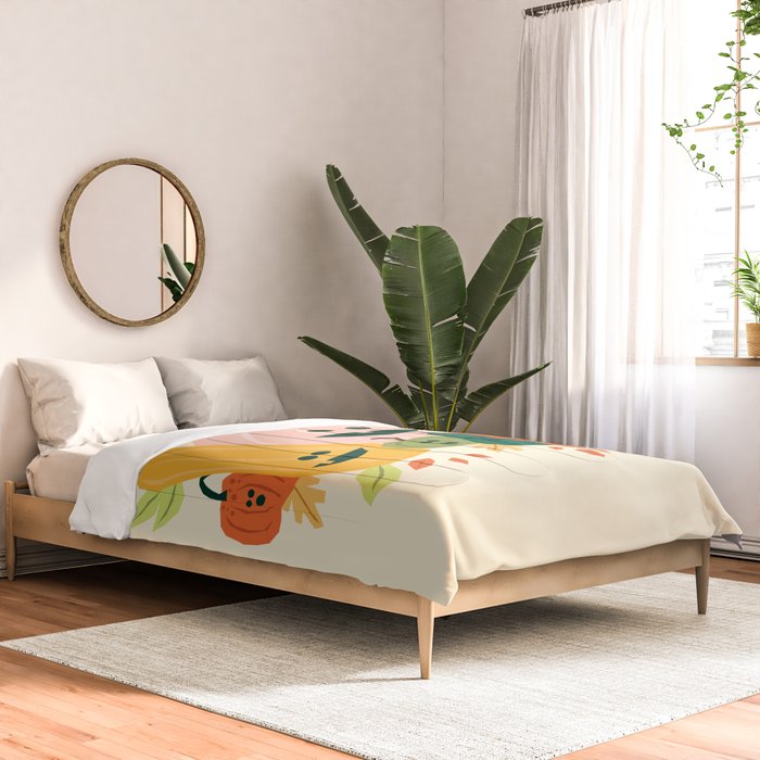 Cute scary pumpkins Comforter Gallery Image 2