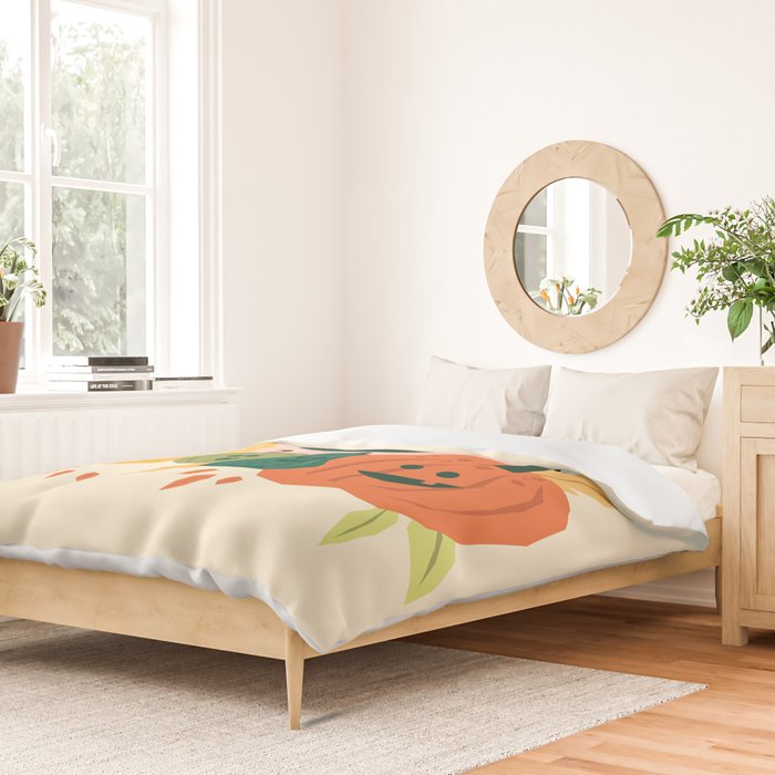 Cute scary pumpkins Duvet Cover Gallery Image 2