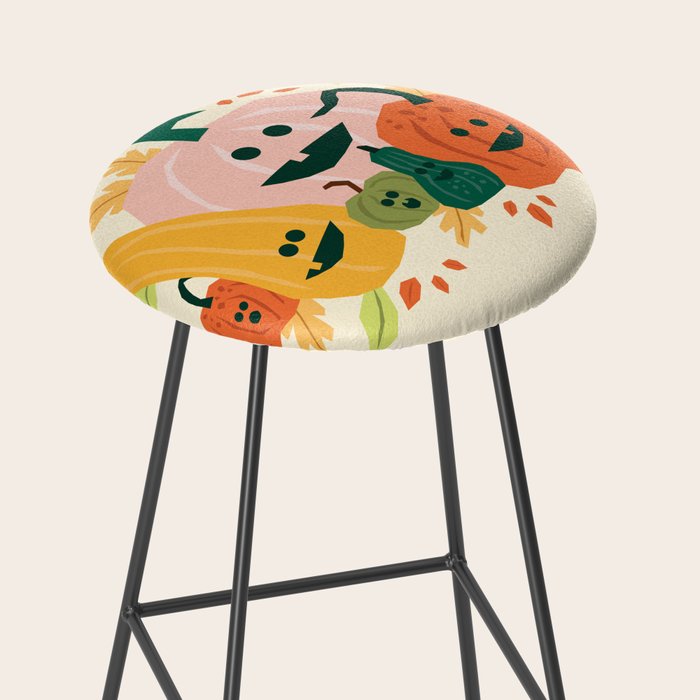 Cute scary pumpkins Stool Gallery Image 2