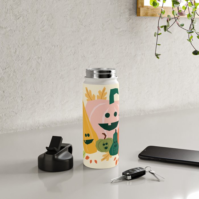 Cute scary pumpkins Water Bottle Gallery Image 4