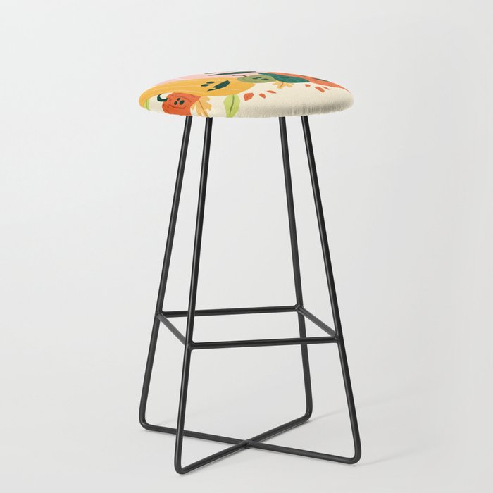 Cute scary pumpkins Stool Gallery Image 1