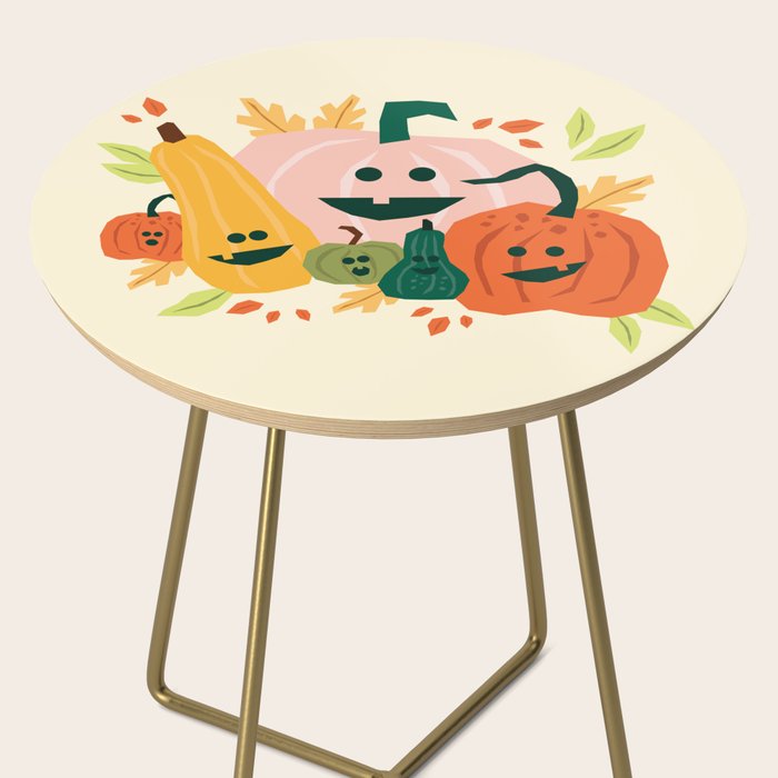 Cute scary pumpkins Side Table Gallery Image 2
