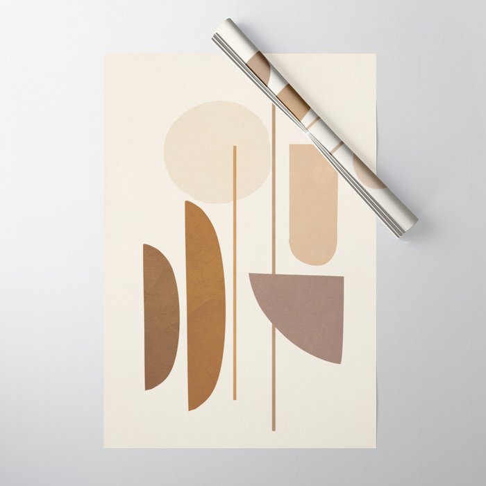 Abstract Minimal Art 07 Wrapping Paper Gallery Image 1