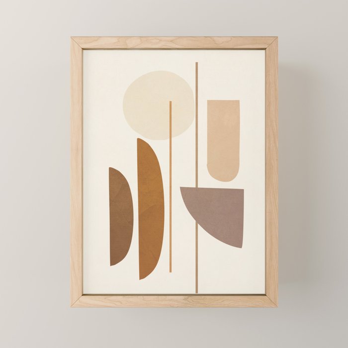 Abstract Minimal Art 07 Mini Art Print Gallery Image 1