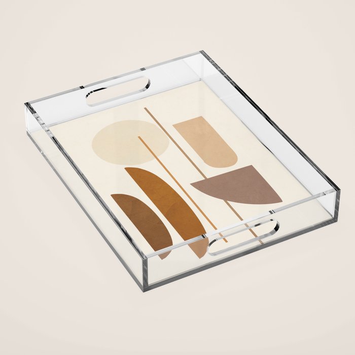 Abstract Minimal Art 07 Acrylic Tray Gallery Image 1
