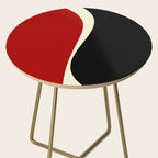 Simple Waves 2 - Red & Cream Side Table Gallery Image 2