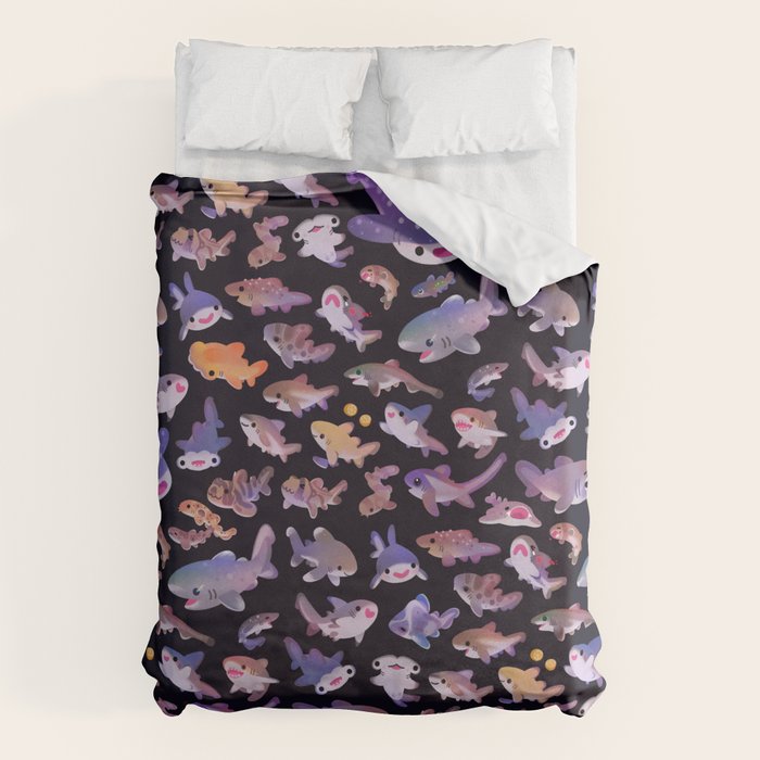 Shark day 2 Duvet Cover Gallery Image 6