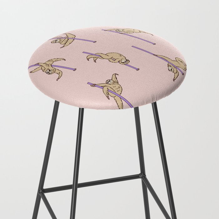 Sloths Pole Dancing Club Stool Gallery Image 2