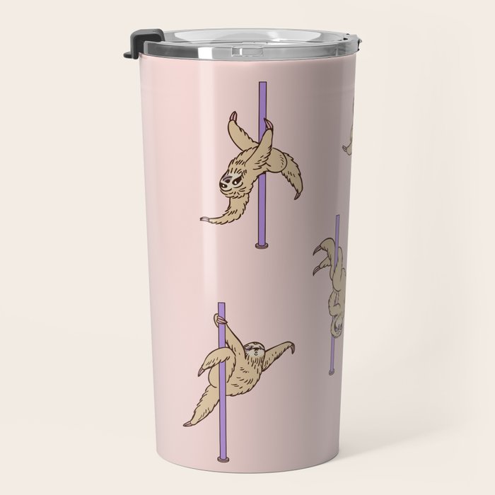 Sloths Pole Dancing Club Travel Mug Gallery Image 3