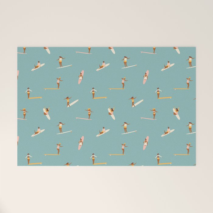 Surf girls Welcome Mat Gallery Image 1