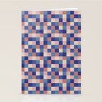 Bold Colorful Checks Pattern - Small XV Stationery Card Gallery Image 2