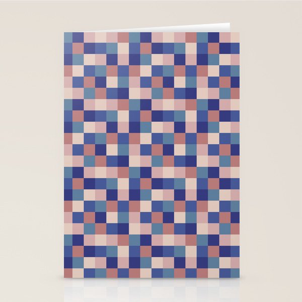 Bold Colorful Checks Pattern - Small XV Stationery Card Gallery Image 2
