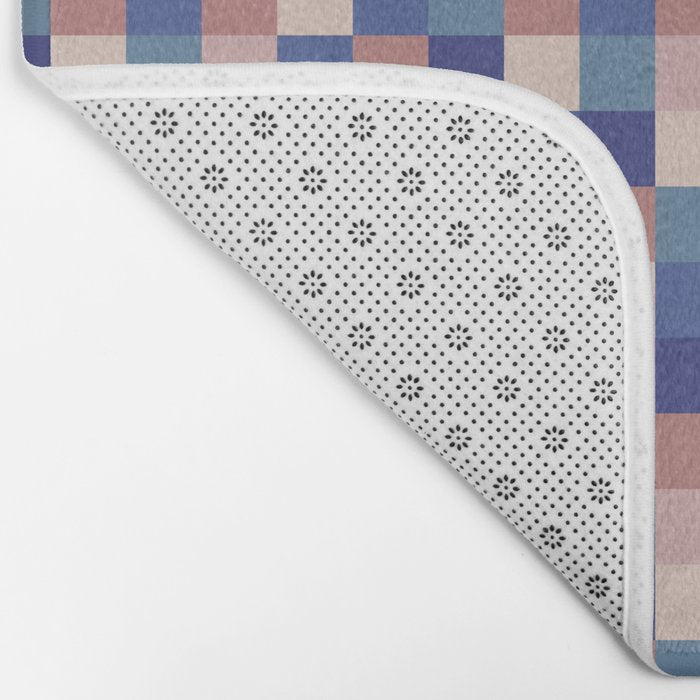 Bold Colorful Checks Pattern - Small XV Bath Mat Gallery Image 2