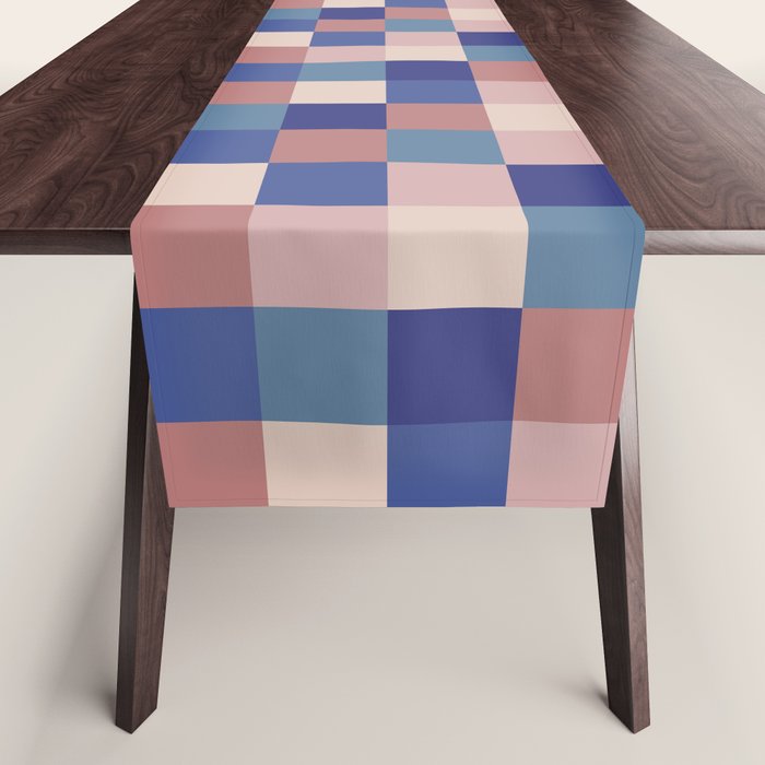 Bold Colorful Checks Pattern - Small XV Table Runner Gallery Image 1