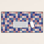 Bold Colorful Checks Pattern - Small XV Desk Mat Gallery Image 1