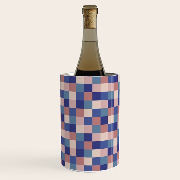 Bold Colorful Checks Pattern - Small XV Wine Chiller Gallery Image 3