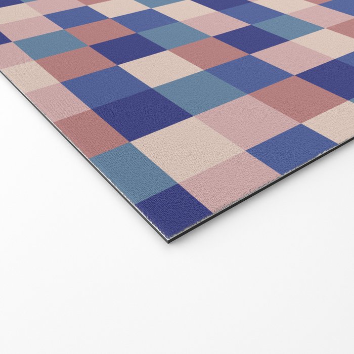 Bold Colorful Checks Pattern - Small XV Welcome Mat Gallery Image 2