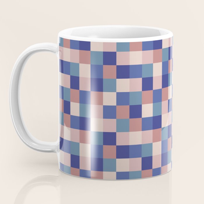 Bold Colorful Checks Pattern - Small XV Coffee Mug Gallery Image 3