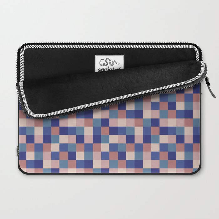 Bold Colorful Checks Pattern - Small XV Laptop Sleeve Gallery Image 2