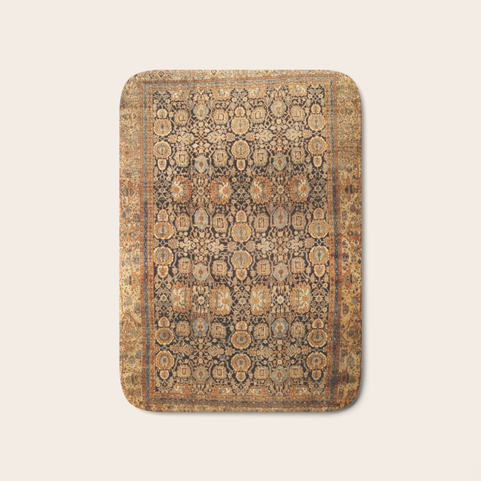 Antique Persian Malayer Rug Print Bath Mat Gallery Image 1