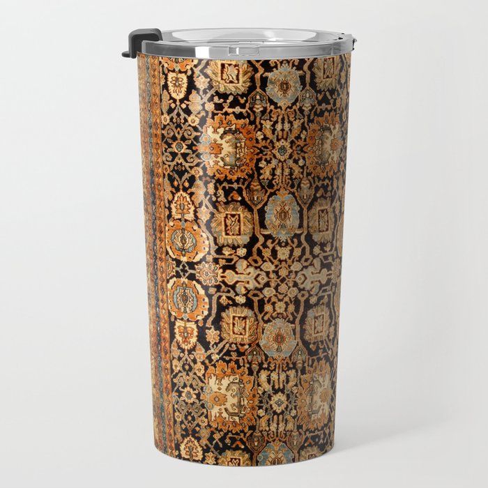 Antique Persian Malayer Rug Print Travel Mug Gallery Image 3