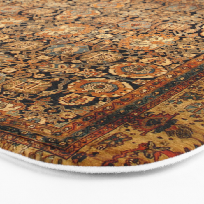 Antique Persian Malayer Rug Print Bath Mat Gallery Image 3