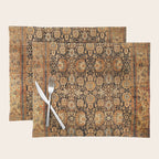 Antique Persian Malayer Rug Print Placemat Gallery Image 1