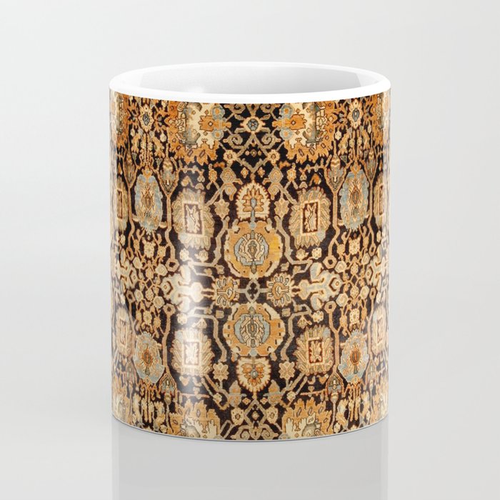 Antique Persian Malayer Rug Print Coffee Mug Gallery Image 4