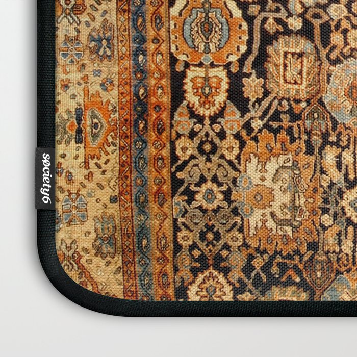 Antique Persian Malayer Rug Print Laptop Sleeve Gallery Image 3