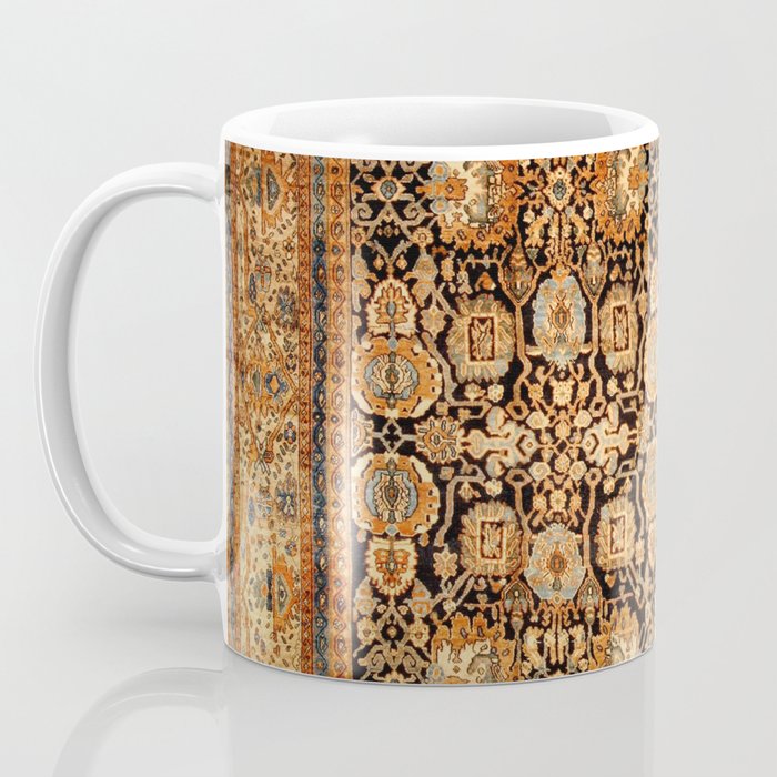 Antique Persian Malayer Rug Print Coffee Mug Gallery Image 3