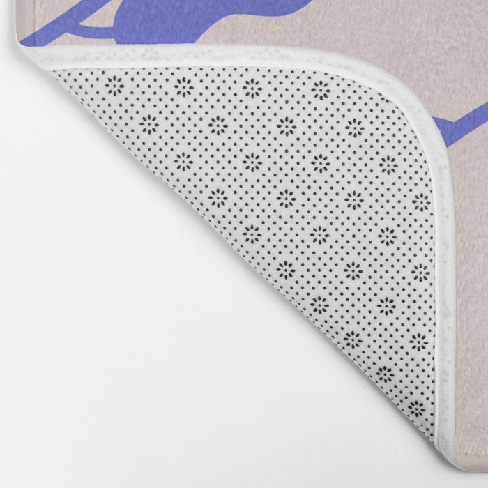 Wavy Flora Bath Mat Gallery Image 2