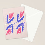 Wavy Flora Stationery Card Gallery Image 2