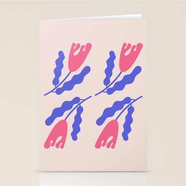 Wavy Flora Stationery Card Gallery Image 2