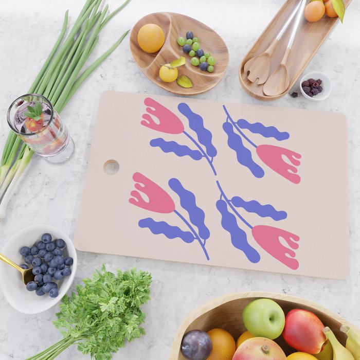 Wavy Flora Cutting Board Gallery Image 2