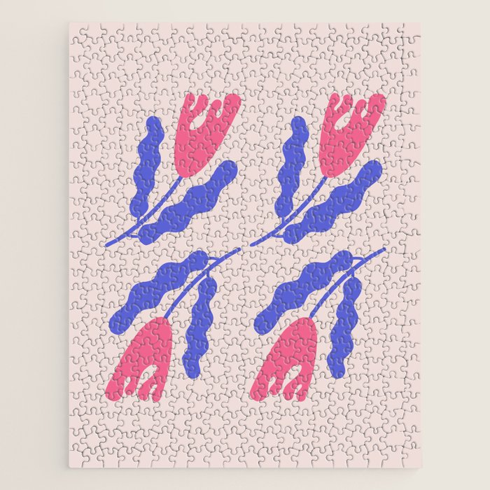 Wavy Flora Jigsaw Puzzle Gallery Image 1