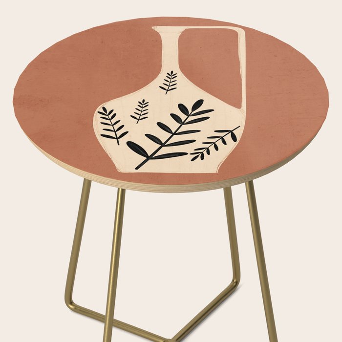 Minimal Abstract Art Vase 18 Side Table Gallery Image 2