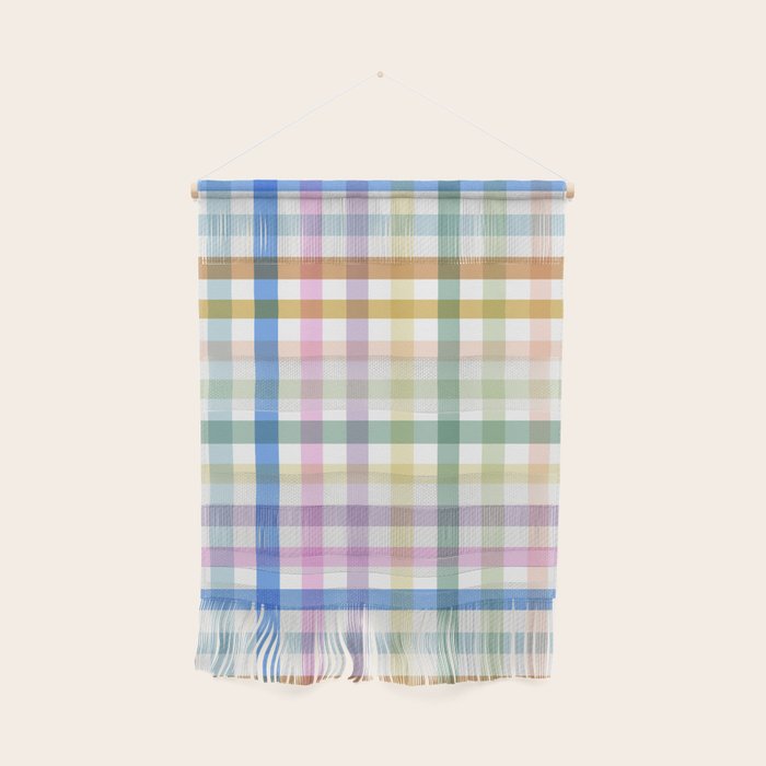 Rainbow Check Bliss Wall Hanging Gallery Image 1