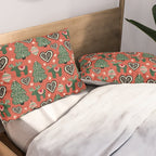 Scandinavian Christmas Ornaments Pillow Sham Gallery Image 2