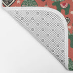 Scandinavian Christmas Ornaments Bath Mat Gallery Image 2