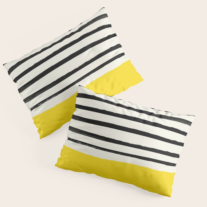 Sunshine x Stripes Pillow Sham Gallery Image 3