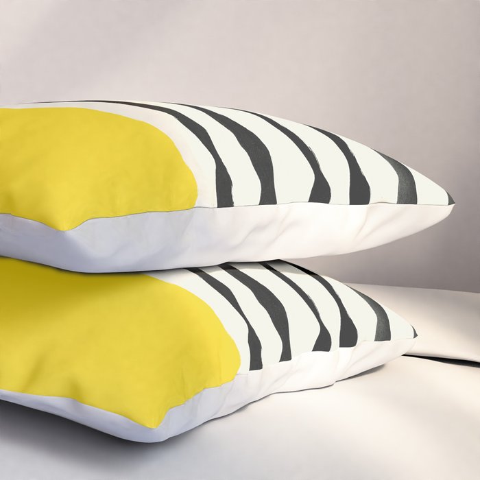 Sunshine x Stripes Pillow Sham Gallery Image 3