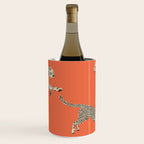 Leaping Cheetahs Tangerine Wine Chiller Gallery Image 1