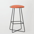 Leaping Cheetahs Tangerine Stool Gallery Image 1