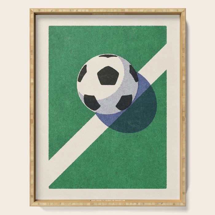 BALLS / Football II Serving Tray Gallery Image 1