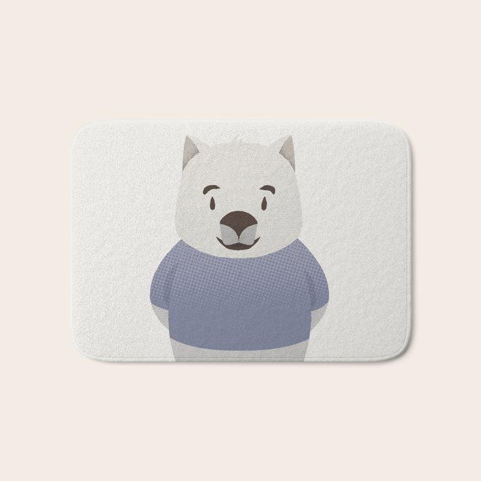 Kiddie Wombat Bath Mat Gallery Image 1